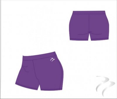 Bio Tec Purple Women's Netball Undershort ( Knicker)